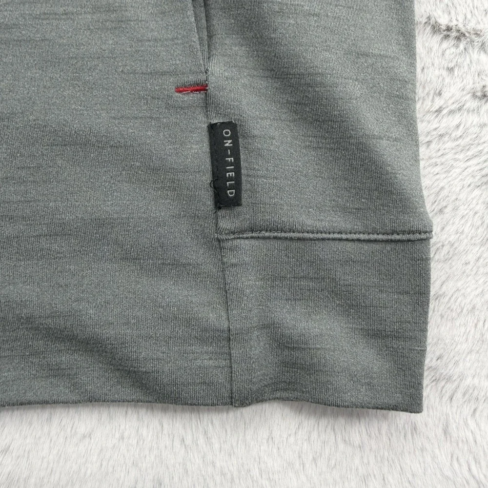 San Francisco 49ers Jacket Mens 2XL Gray Nike NFL Dri-FIT Zip Hoodie On Field